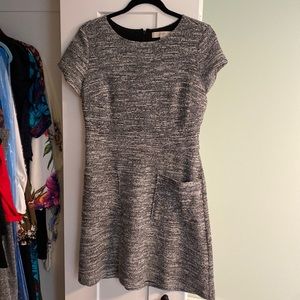 Marled grey dress